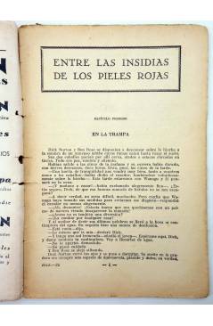 Muestra 1 de DICK NORTON EL HÉROE DEL FAR WEST 35. ENTRE LAS INSIDIAS DE LOS PIELES ROJAS. Vecchi Circa 1930