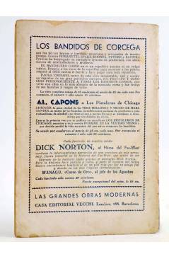 Contracubierta de DICK NORTON EL HÉROE DEL FAR WEST 39. LOS PELIGROS DE LAS MONTAÑAS ROCOSAS. Vecchi Circa 1930