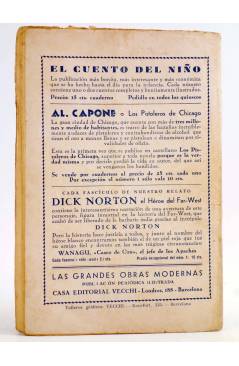 Contracubierta de DICK NORTON EL HÉROE DEL FAR WEST 44. EL FALSO OPUTO. Vecchi Circa 1930
