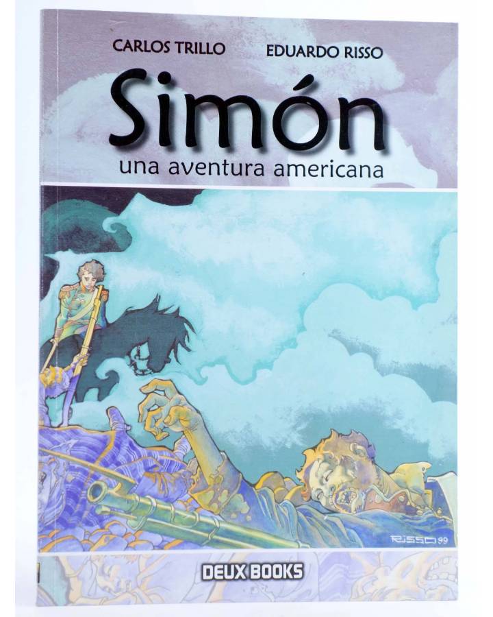 Cubierta de SIMÓN. UNA AVENTURA AMERICANA (Carlos Trillo / Eduardo Risso) Deux Books 2010