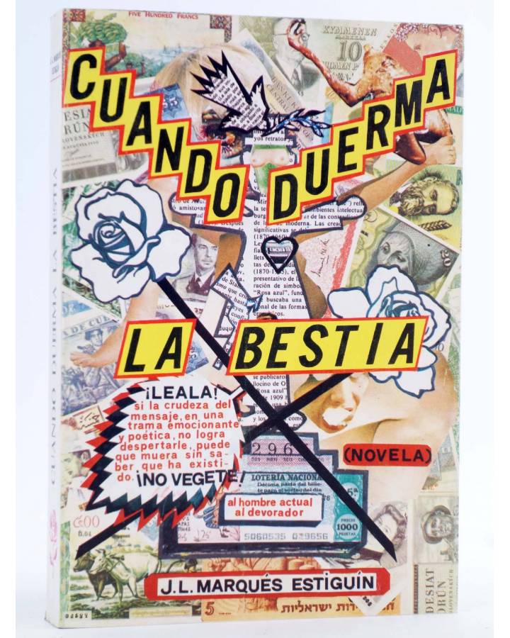 Cubierta de CUANDO DUERMA LA BESTIA (J. L. Marqués Estiguin) Valencia 1977