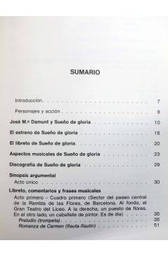 Muestra 1 de INTRODUCCIÓN AL MUNDO DE LA ZARZUELA. SUEÑO DE GLORIA (José M. Damunt) Daimon 1983