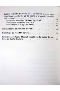 Muestra 2 de INTRODUCCIÓN AL MUNDO DE LA ZARZUELA. SUEÑO DE GLORIA (José M. Damunt) Daimon 1983