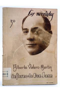 Cubierta de LOS NOVELISTAS 20. EL INFIERNO DE DON JUAN (Alberto Valero Martín) Prensa Moderna 1928
