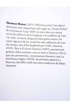 Muestra 1 de NAVONA PORT BO. LA MORT A VENÈCIA (Thomas Mann) Navona 2020. CAT.