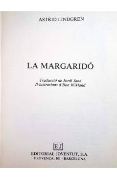 Muestra 2 de LA MARGARIDÓ (Astrid Lindgren) Joventud 1983. CAT.