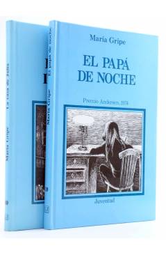 Cubierta de EL PAPÁ DE NOCHE / LA CASA DE JULIA (Maria Gripe / Harald Gripe) Juventud 1988