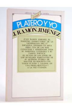 Contracubierta de PLATERO Y YO (J.R. Jiménez) Editormex 2004
