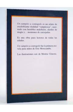 Contracubierta de UN VAMPIRO A CONTRAPELO (Eric Morecambe) Juventud 1986