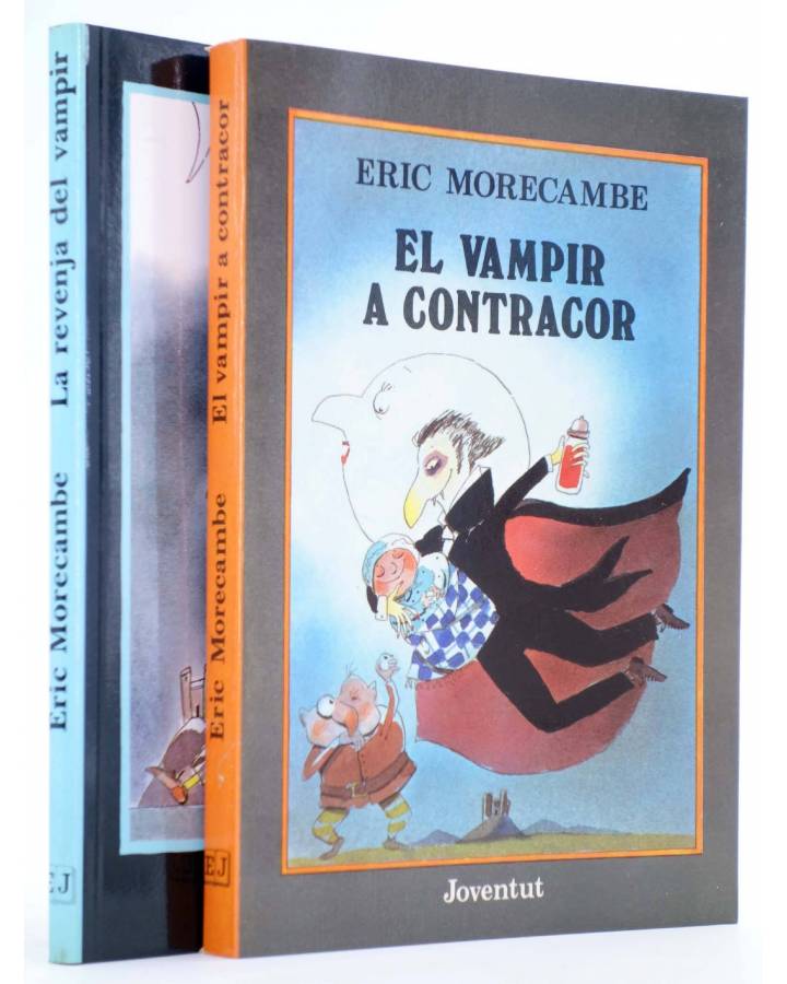 Cubierta de EL VAMPIR A CONTRACOR / LA REVENJA DEL VAMPIR. COMPLETA 2 VOLS. EN CATALÁN (Eric Morecambe) Joventud 1989. C