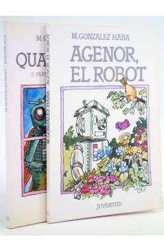Cubierta de AGENOR EL ROBOT / QUADRÍCULA. COMPLETA 2 TOMOS. EN CATALÁN (Manuela González Haba) Joventud 1980. CAT.