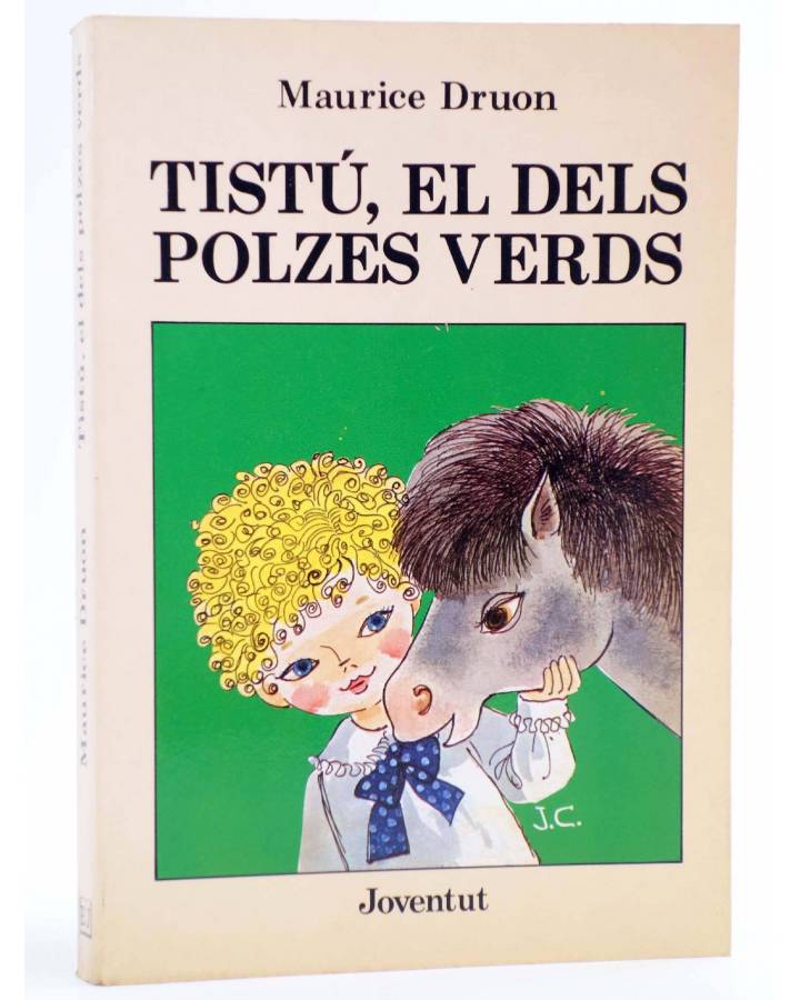 Cubierta de TISTÚ EL DELS POLZES VERDS (Maurice Druon) Joventud 1986. CAT.