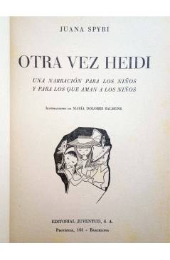 Muestra 2 de OTRA VEZ HEIDI (Juana Spyri) Juventud 1960
