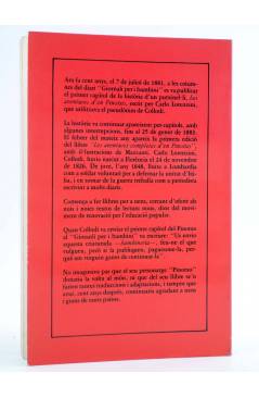 Contracubierta de LES AVENTURES D'EN PINOTXO (Carlo Collodi / Vinyals) Joventud 1982. CAT.