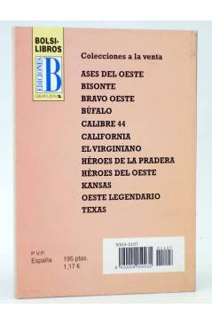 Contracubierta de HÉROES DE LA PRADERA 1107. SANGRIENTA PASIÓN (M.L. Estefanía) B 2001