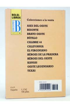 Contracubierta de EL VIRGINIANO 1113. DESEOS DE REHABILITACIÓN (M.L. Estefanía) B 2001