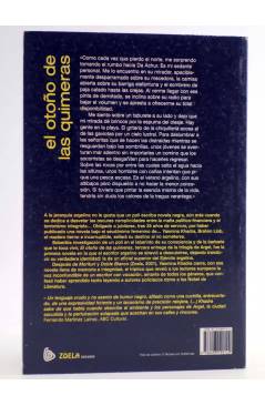 Contracubierta de COLECCIÓN NEGRURA 3. OTOÑO DE LAS QUIMERAS (Yasmina Khadra) Zoela 2001