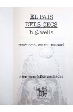 Muestra 1 de GREGAL JUVENIL 6. EL PAÍS DELS CECS (H.G. Wells / Kike Puchades) Gregal 1986. CAT.