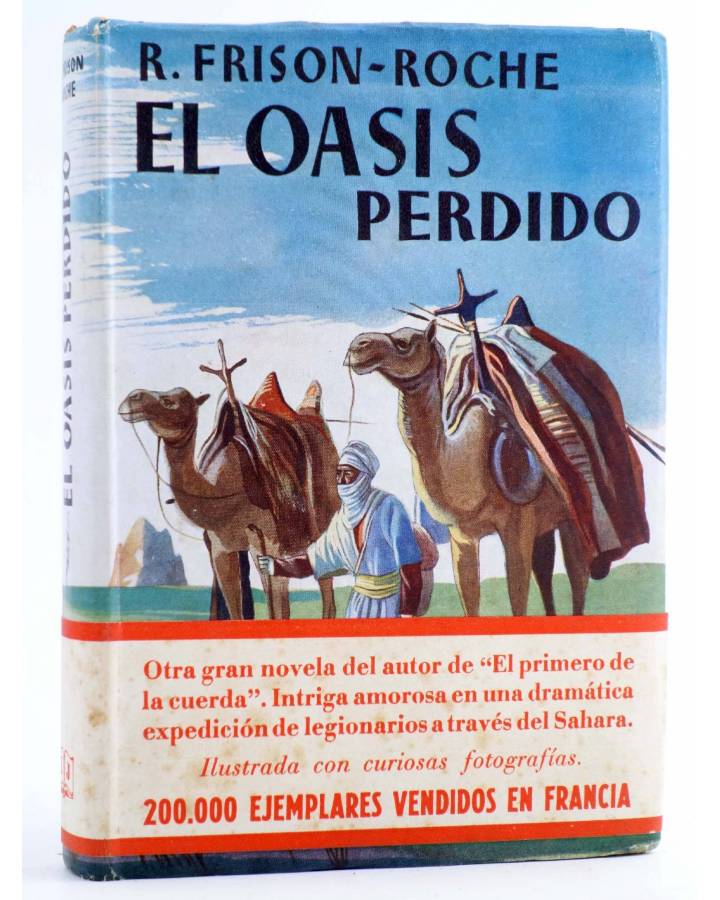 Cubierta de EL OASIS PERDIDO (R. Frison-Roche) Juventud 1952