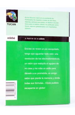 Contracubierta de TUCÁN 57. PIE Y YO (Gloria Sánchez García / Pablo Prestifilippo) Edebé 2002