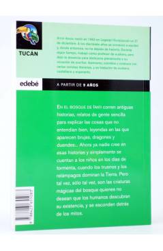Contracubierta de TUCÁN 150. LA REINA DORMIDA (Aitor Arana / Alberto Campos) Edebé 2000