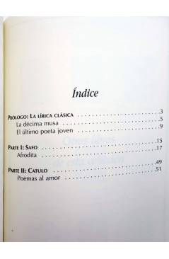Muestra 3 de CLÁSICOS DE BOLSILLO 1. AFRODITA Y OTROS POEMAS AL AMOR (Safo Y Cátulo) Longseller 2002