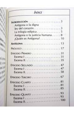 Muestra 3 de CLÁSICOS DE BOLSILLO 1. ANTÍGONA (Sófocles) Longseller 2001