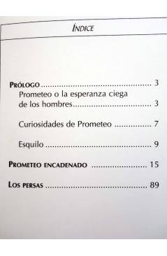 Muestra 2 de CLÁSICOS DE BOLSILLO 2. PROMETEO ENCADENADO / LOS PERSAS (Esquilo) Longseller 2001