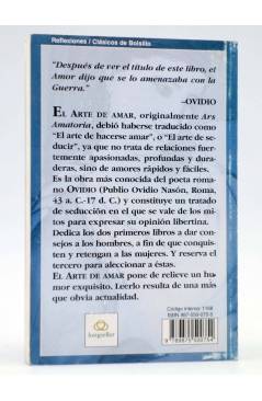 Contracubierta de CLÁSICOS DE BOLSILLO 2. EL ARTE DE AMAR (Ovidio) Longseller 2002