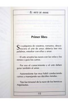 Muestra 5 de CLÁSICOS DE BOLSILLO 2. EL ARTE DE AMAR (Ovidio) Longseller 2002