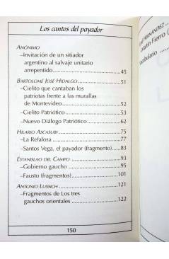 Muestra 4 de CLÁSICOS DE BOLSILLO 34. LOS CANTOS DEL PAYADOR. ANTOLOGÍA DE POESÍA GAUCHESCA (Vvaa) Longseller 1999