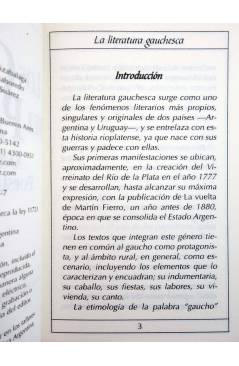Muestra 6 de CLÁSICOS DE BOLSILLO 34. LOS CANTOS DEL PAYADOR. ANTOLOGÍA DE POESÍA GAUCHESCA (Vvaa) Longseller 1999