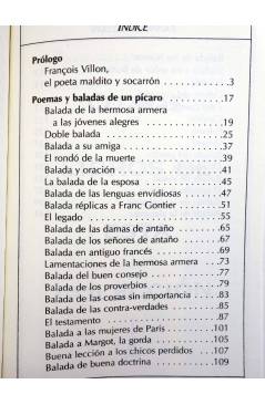 Muestra 3 de CLÁSICOS DE BOLSILLO 75. BALADAS DE UN POETA MALDITO (François Villon) Longseller 2001