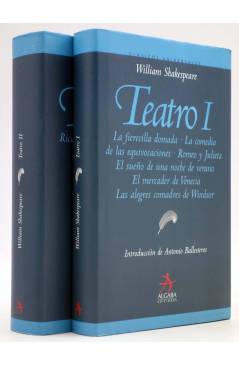 Cubierta de TEATRO TOMOS I Y II. COMPLETA (William Shakespeare) Algaba 2004