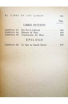 Muestra 5 de EL LIBRO DE LOS LIBROS. HISTORIA DEL ANTIGUO TESTAMENTO (Fulton Oursler) ZigZag 1952