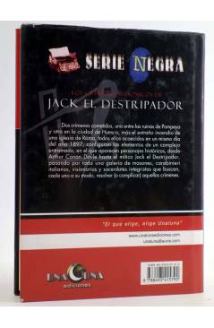 Contracubierta de LOS CRÍMENES MASÓNICOS DE JACK EL DESTRIPADOR (Eladio Romero García) UnaLuna 2006