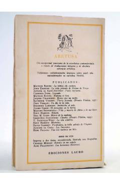 Contracubierta de AL MONIGOTE DE PAPEL. LUNA DE VERANO (P.G. Wodehouse) Lauro 1944