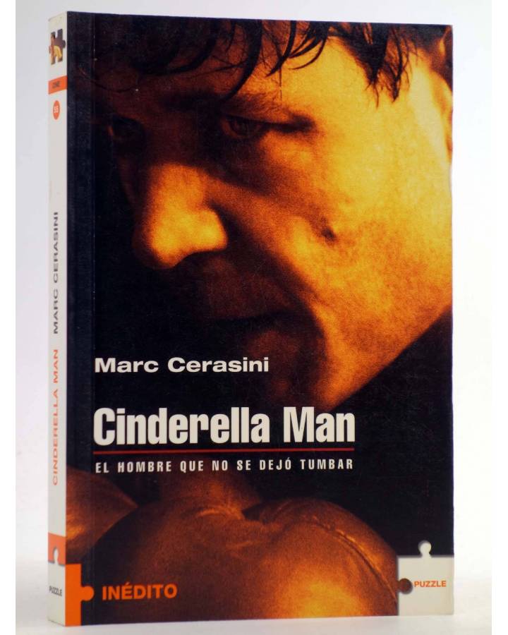 Cubierta de PUZZLE 55. CINDERELLA MAN (Marc Cerasini) Roca Ed 2005. CINE