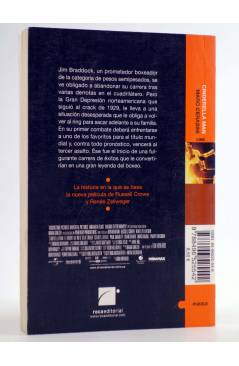 Contracubierta de PUZZLE 55. CINDERELLA MAN (Marc Cerasini) Roca Ed 2005. CINE
