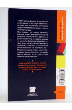 Contracubierta de PUZZLE 137. AL AMPARO DE LA GINEBRA (José Luis Serrano) Roca Ed 2006. POLICIACA