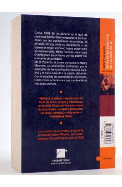 Contracubierta de PUZZLE 61. EL PALACIO DE LOS PLACERES CELESTIALES (Adam Williams) Roca Ed 2005. HISTÓRICA