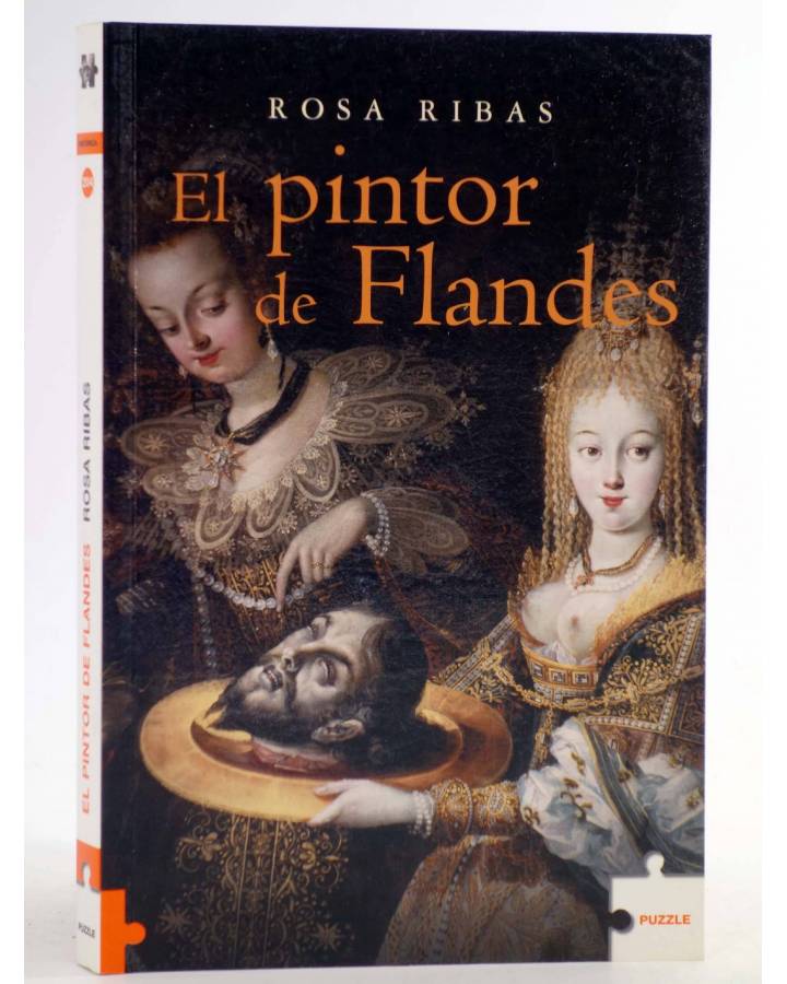 Cubierta de PUZZLE 204. EL PINTOR DE FLANDES (Rosa Ribas) Roca Ed 2006. HISTÓRICA