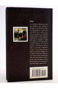 Contracubierta de EL CUARTETO DE ALEJANDRÍA 4. CLEA (Lawrence Durrell) Edhasa 1992