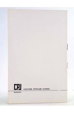 Contracubierta de CPJ - CULTURA POPULAR JUVENIL 7. EL REY BALTASAR (María Evira Lacaci / Máximo) Doncel 1965