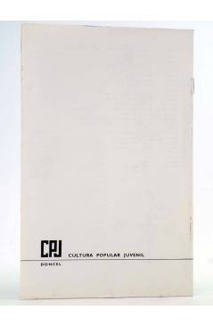 Contracubierta de CPJ - CULTURA POPULAR JUVENIL 18. MARAVILLAS DE PAPEL (Ana María Rubio / José Aroca) Doncel 1966