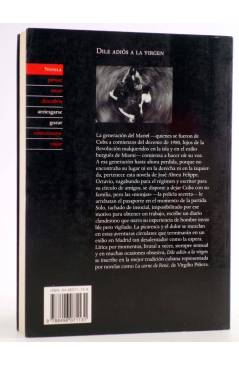Contracubierta de NOVELAS 9. DILE ADIÓS A LA VIRGEN (José Abreu Felippe) Poliedro 2003