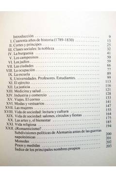 Muestra 2 de LA VIDA COTIDIANA EN LA ALEMANIA ROMÁNTICA 1795-1830 (Geneviève Bianquis) Argos Vergara 1984