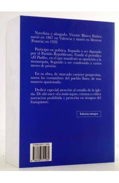 Contracubierta de LA ARAÑA NEGRA. EDICIÓN ÍNTEGRA (Vicente Blasco Ibáñez) Atlas 2008