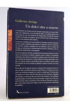 Contracubierta de UN DULCE OLOR A MUERTE (Guillermo Arriaga) Belacqva 2006