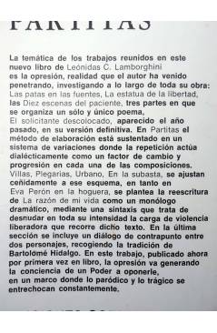 Muestra 1 de PARTITAS (Leonidas Lanborghini) Corregidor 1972